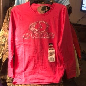 NEW Ladies small Mossy Oak Long Sleeve Shirt